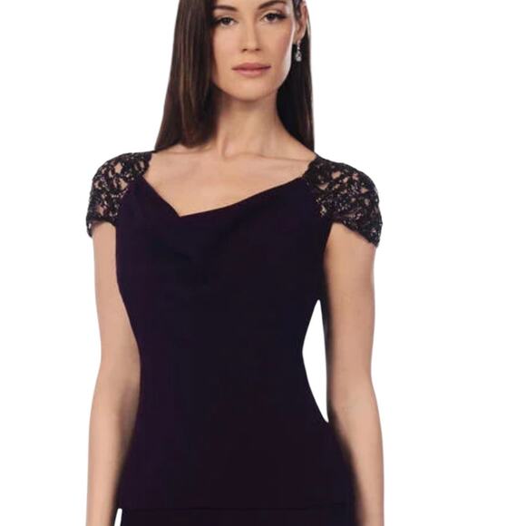 Alexander by Daymor Couture 909 NEW Size 6 Formal Evening Gown Aubergine Wine - Picture 11 of 15